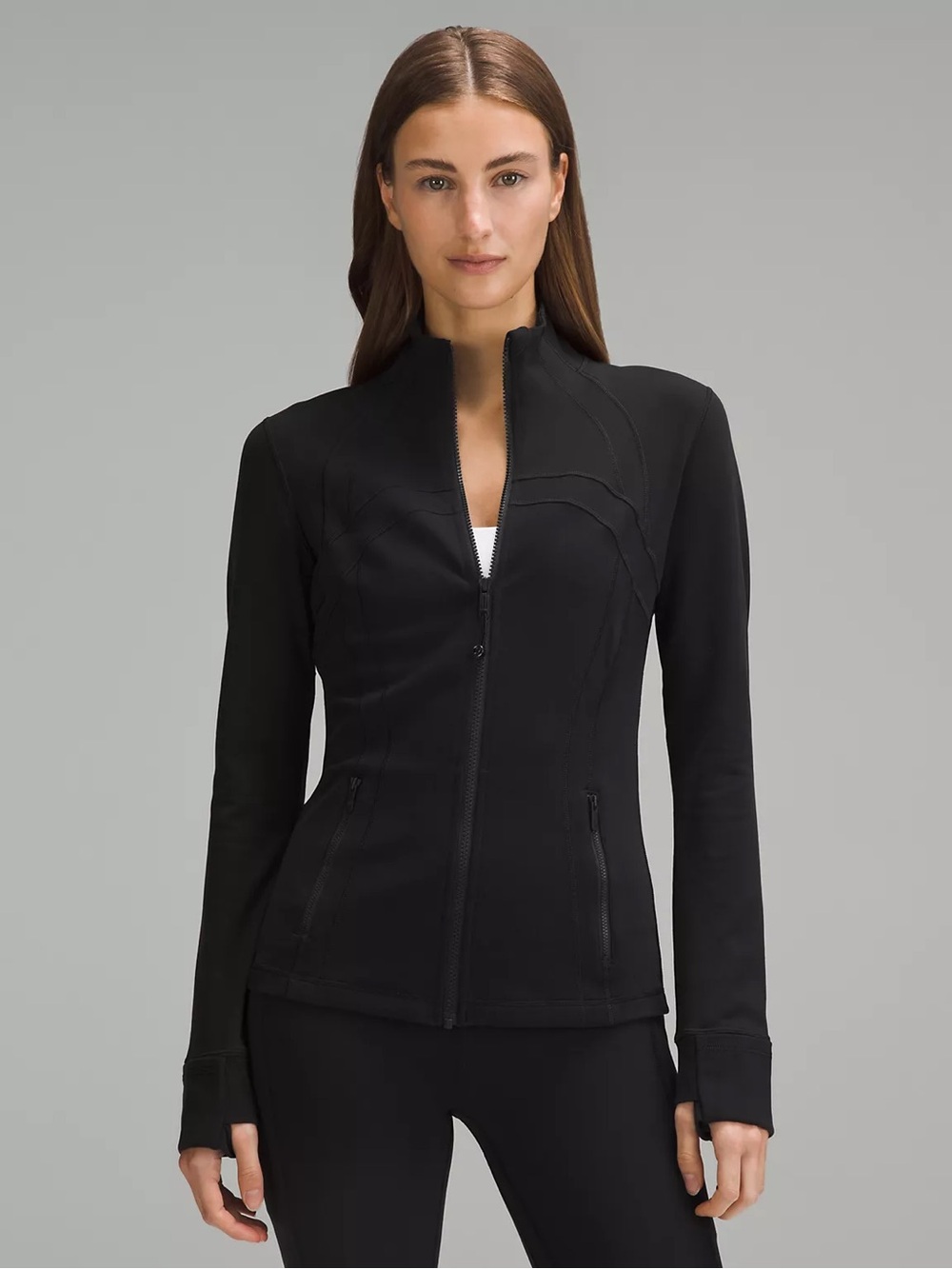 lululemon athletica Black Zip-Up Women's Jacket